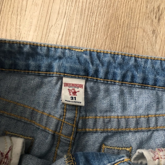 True Religion Women's Blue Distressed Skinny Jeans - Picture 3 of 10